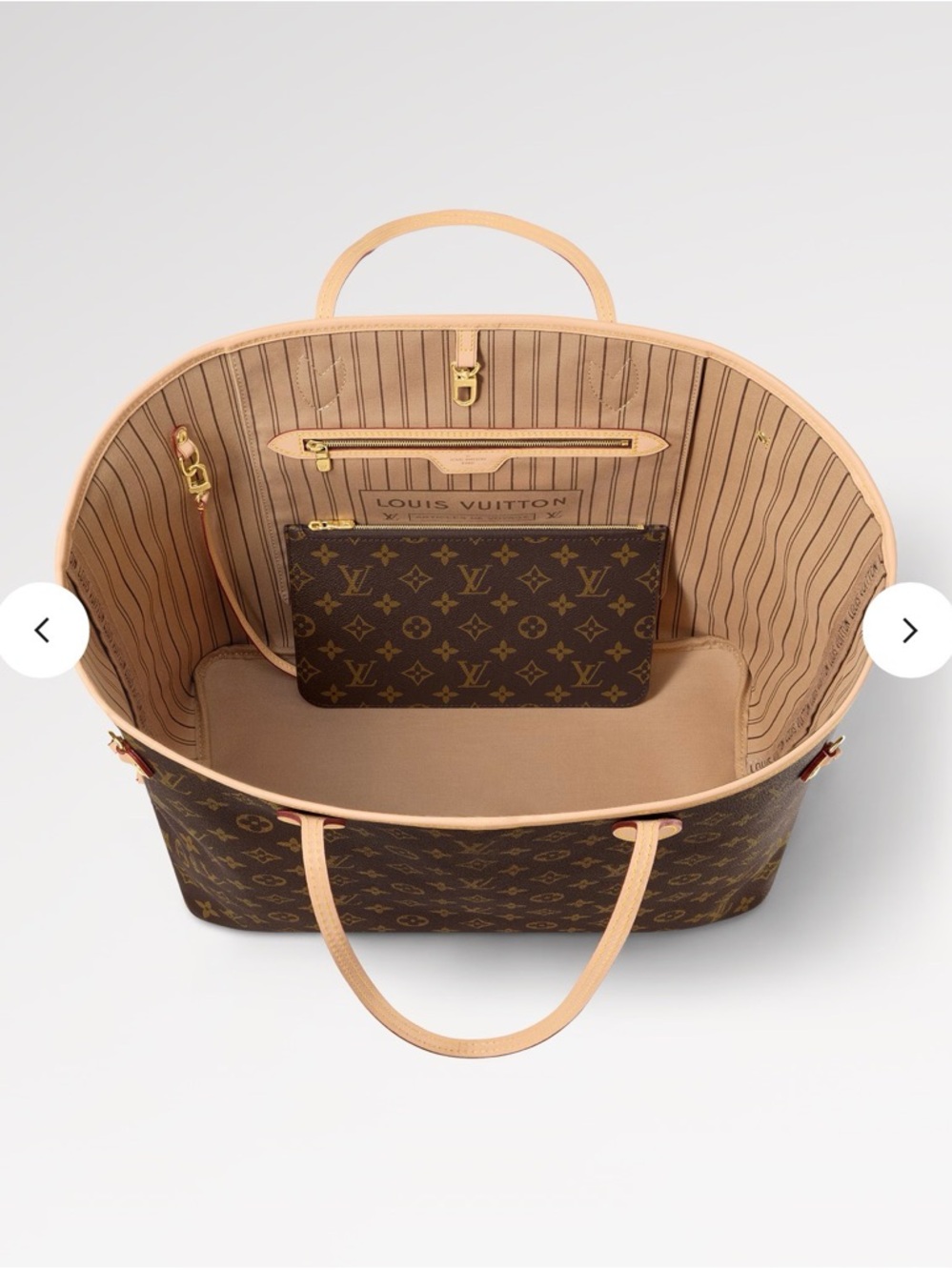 Louis Vuitton Monogram Canvas Neverfull GM - Picture 3 of 10